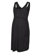 Mlevi Lia Sl Jrs Abk Dress 2F Noos Black Mamalicious