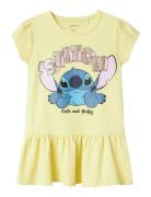 Nmffoda Stitch Ss Dress Wdi Yellow Name It