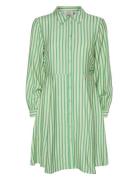 Yaskaya Ls Shirt Dress S. Noos Green YAS