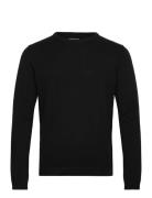 100% Recycle Knit Round Neck Black Lindbergh