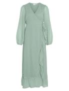 Viedee L/S Ankle Wrap Dress Green Vila