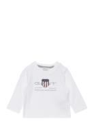 Archive Shield Ls T-Shirt White GANT