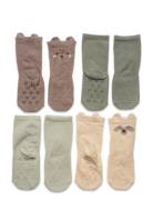 Sock 4P Forest Animal Patterned Lindex