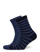 Stripe Socks 2-Pack Navy GANT