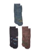 Sock 3 P Sb Dinos Antislip Patterned Lindex