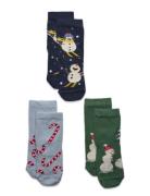 Sock 3 P Winter Fun Patterned Lindex