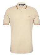 Twin Tipped Fp Shirt Cream Fred Perry