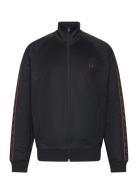 Contrast Tape Trk Jkt Black Fred Perry