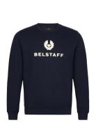 Belstaff Signature Crewneck Sweatshirt Tile Green Navy Belstaff