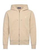 Loopback Fleece Full-Zip Hoodie Beige Polo Ralph Lauren