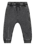 Sweatpants Denim Wash Grey Lindex