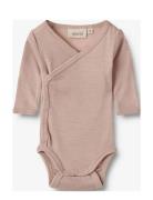 Wool Body L/S Willow Pink Wheat