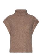 Fresnoll Knit Vest Sl Brown Lollys Laundry