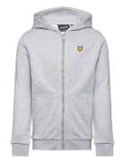 Zip Through Hoodie Grey Lyle & Scott