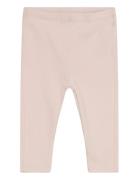 Leggings Rib Newborn Pink Lindex