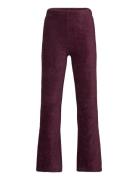 Leggings Flare Cord Tricot Burgundy Lindex