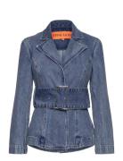 Belted Tailored Jacket , 2251 Denim Blue STINE GOYA