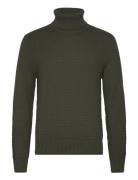 Olivero Turtleneck Sweater Green J. Lindeberg