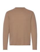 Rolled Hem Sweater Brown Filippa K