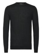 M Merino Blend C-Neck Sweater Black J. Lindeberg