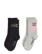 Abc 2-Pack Socks Patterned Mini Rodini