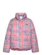 Check Aop City Puffer Jacket Pink Mini Rodini