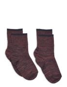 2-Pack Melange Socks Patterned FUB