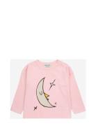 Baby Beneath The Moon T-Shirt Pink Bobo Choses