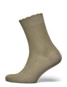 Julia Glitter Sock Khaki Mp Denmark