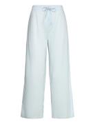 Core Sleep Poplin Pants Blue Organic Basics