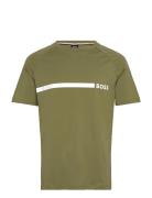 T-Shirt Rn Slim Fit Green BOSS