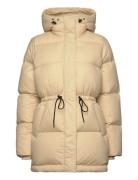 W Down Hood Parka-Pale Beige Peak Performance