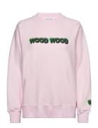 Leia Logo Sweatshirt Pink WOOD WOOD