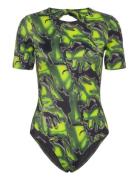 Whitney Bathing Suit Green WOOD WOOD