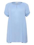 Kcami Ss Tunic Blue Kaffe Curve