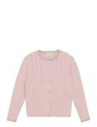 Cardigan Pointelle Pink Creamie