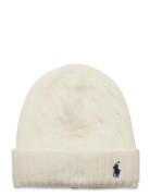 Cable-Knit Wool-Cashmere Beanie Cream Polo Ralph Lauren