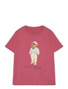 Polo Bear Cotton Jersey Tee Red Ralph Lauren Kids