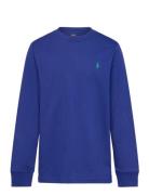 Cotton Jersey Long-Sleeve Tee Blue Ralph Lauren Kids