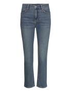 High-Rise Straight Ankle Jean Blue Lauren Ralph Lauren