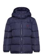 Ripstop Down Hooded Jacket Navy Ralph Lauren Kids