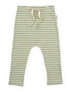 Pants Modal Striped Green Petit Piao