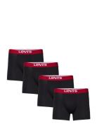 Levis Men Solid Basic Boxer Brief Org Co 4P Ecom Black Levi's®