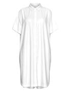 Slfblair 2/4 Short Shirt Dress Noos White Selected Femme