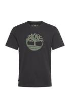 Camo Tree Logo Short Sleeve Tee Black Timberland