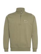 Patrick Half-Zip Sweatshirt Green Clean Cut Copenhagen