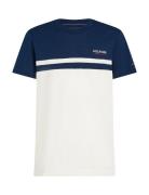 Monotype Colourblock Tee Navy Tommy Hilfiger