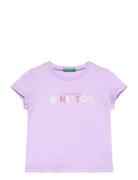 T-Shirt Purple United Colors Of Benetton