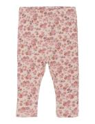 Leggings Aop Rib Pink Minymo