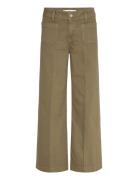 Wideleg Jeans With Pockets Khaki Mango